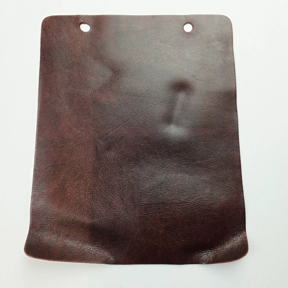 Lot Of 5 Brown Leather Sample Upholstery Swatches for Bookbinding Bags Wallet